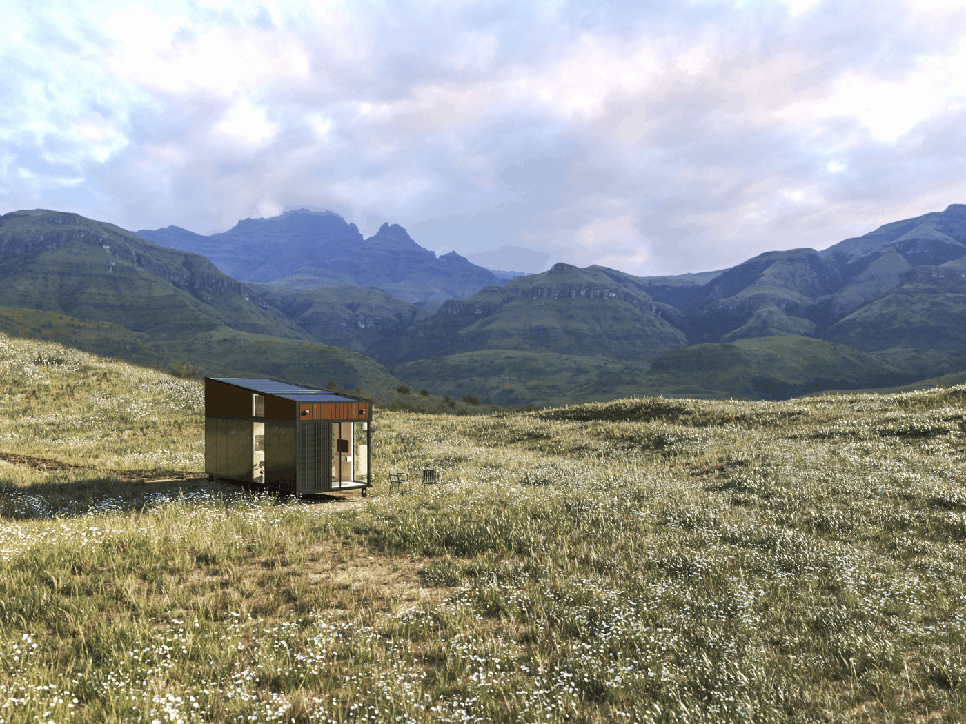 Module Hoummi, vue de trois quarts