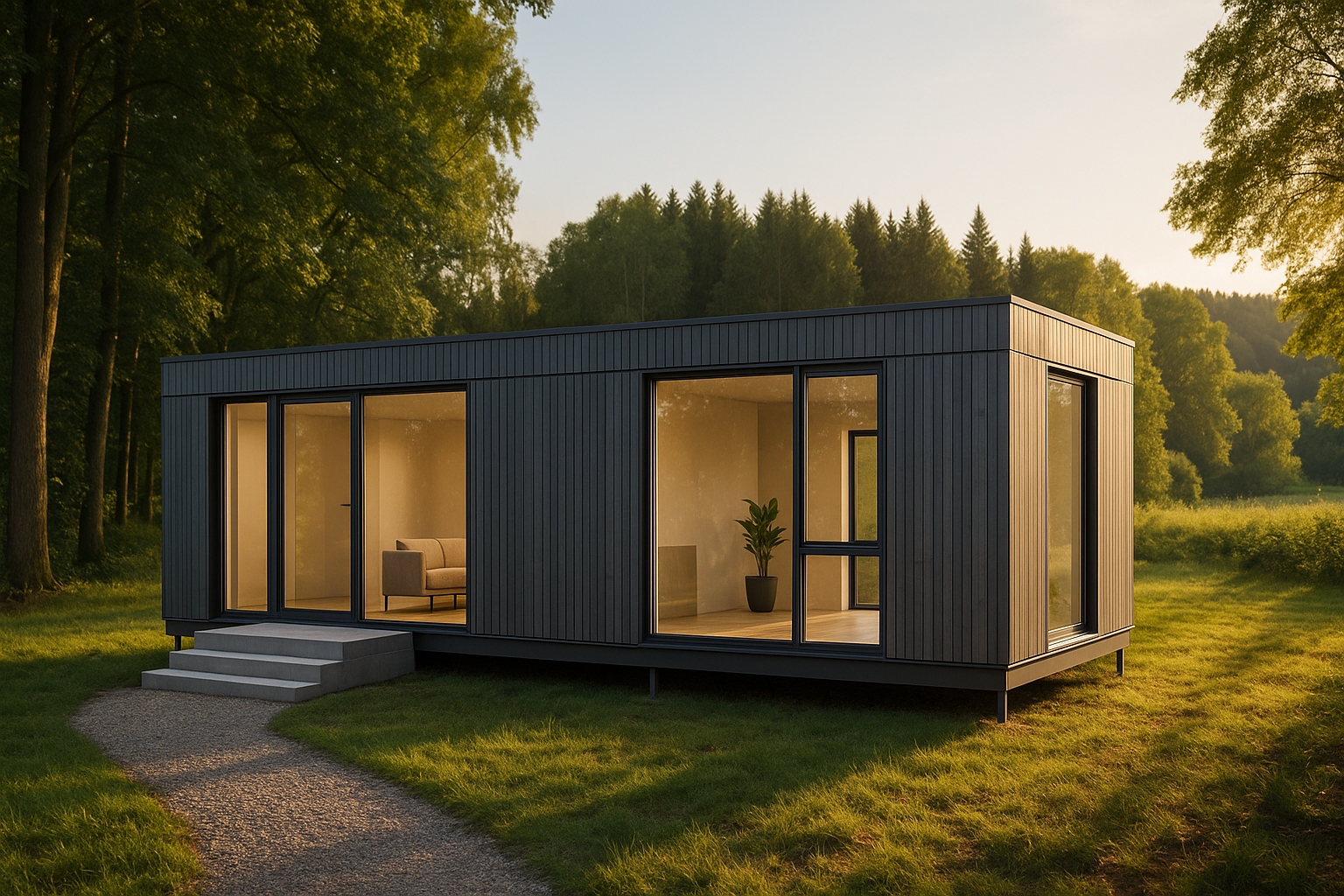 Rendu de module Hoummi en lisière de forêt