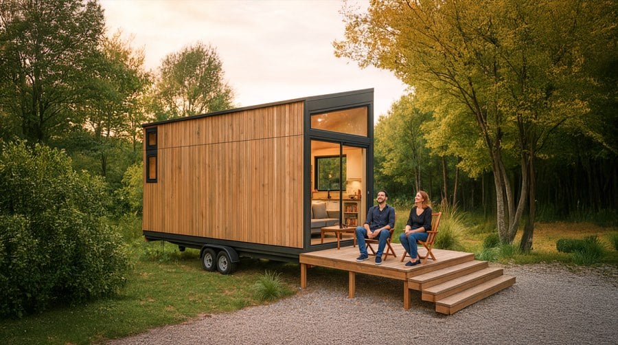 Rendu du modèle Tiny House — Mezzanine