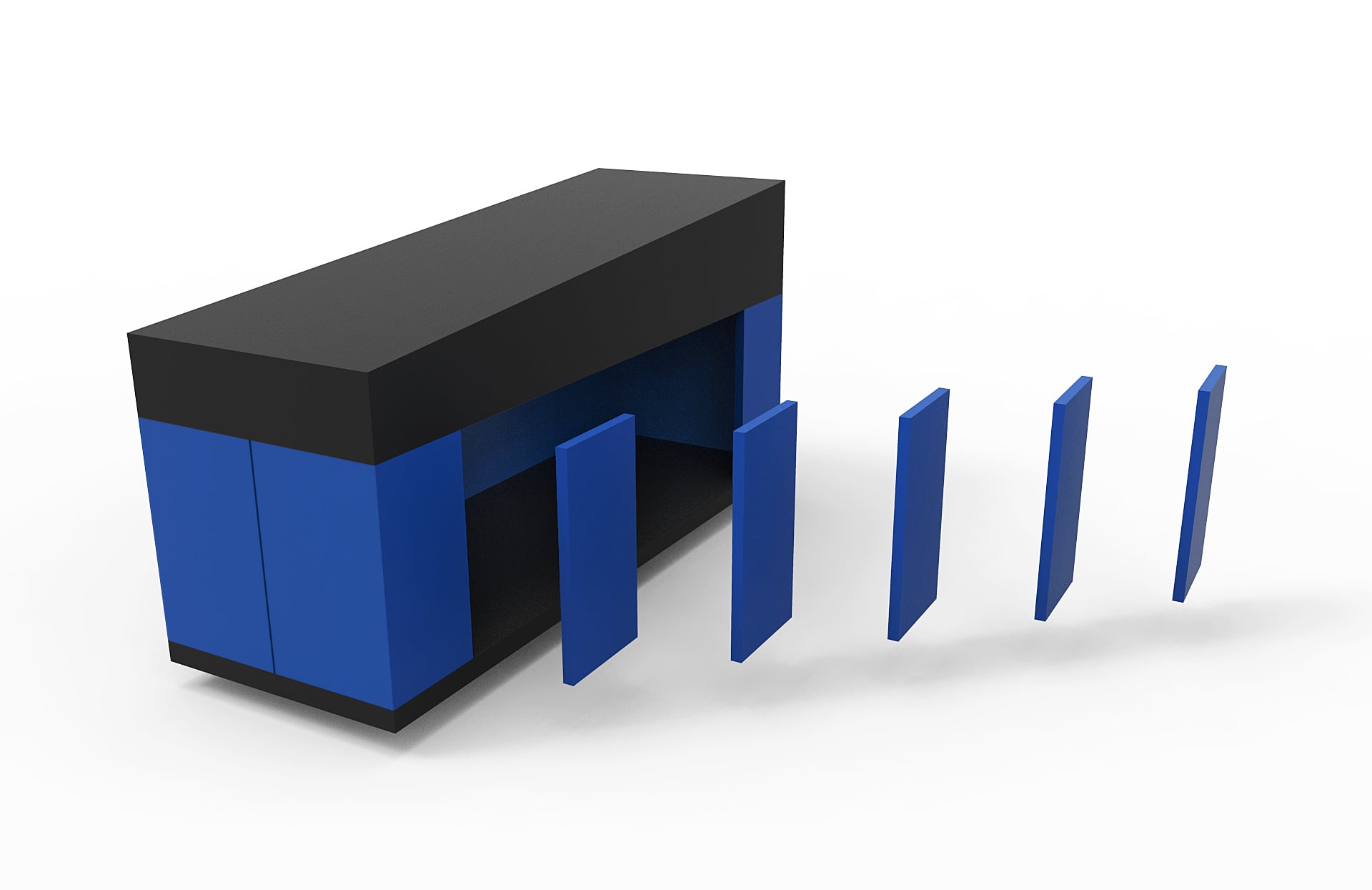 Illustration de modules Hoummi superposés