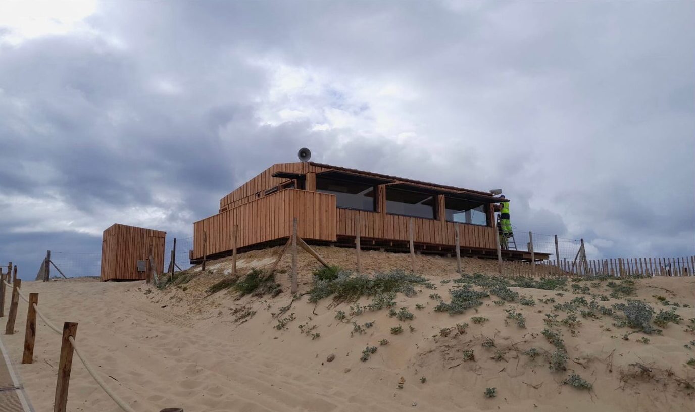 Poste de secours Hoummi de la plage de la Gravière, à Soorts-Hossegor