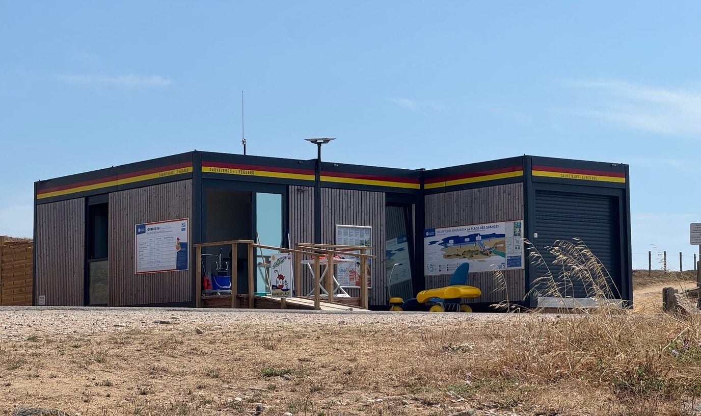 Poste de secours Hoummi de la plage des Granges, aux Sables-d'Olonne